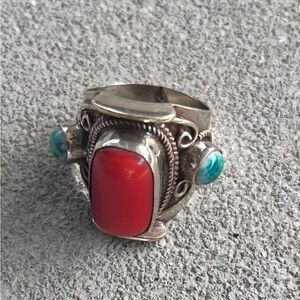 Silver ring Tibetan